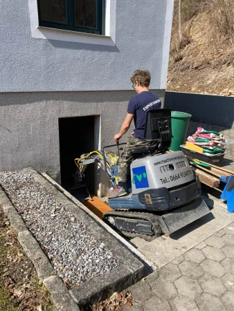 Minibagger, 800kg, 74 cm Breit, passt durch jede Türe