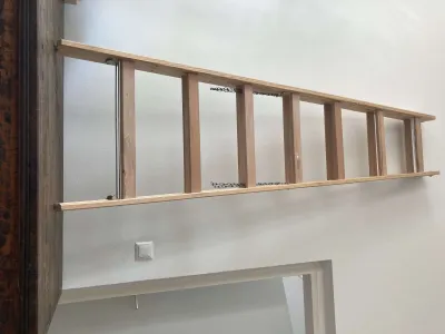 Holzleiter 7 Sprossen
