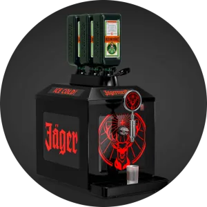 Jägermeister Tap Machine Shot Zapfanlage 3-Flaschenversion