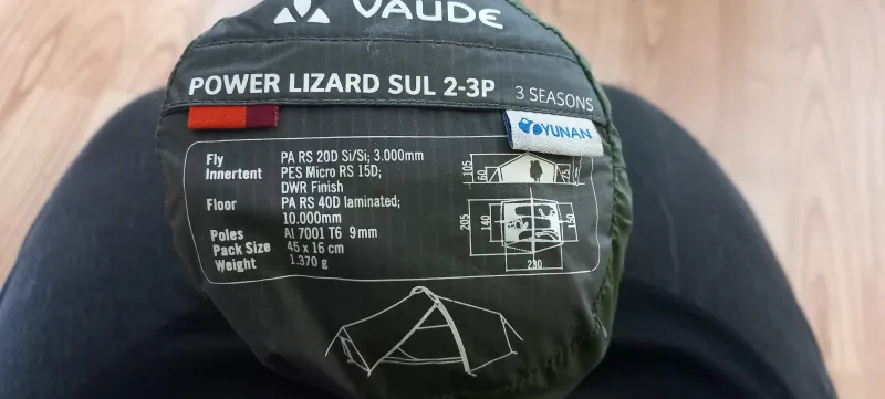 Vaude 2- Mann -  Zelt Super-Ultraleicht