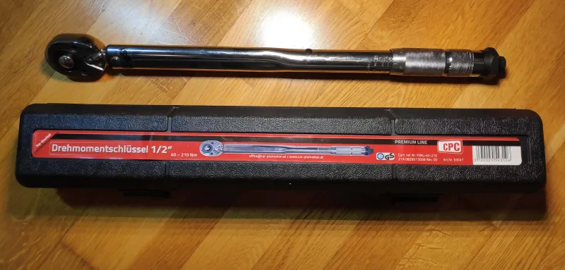 Drehmomentschlüssel KFZ 40-210 Nm