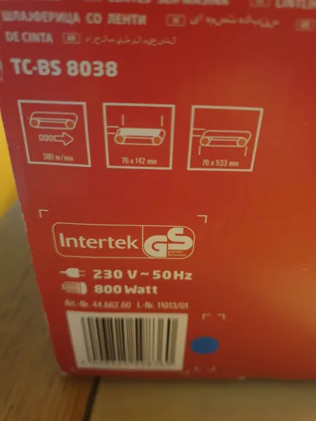 Bandschleifer 800 Watt