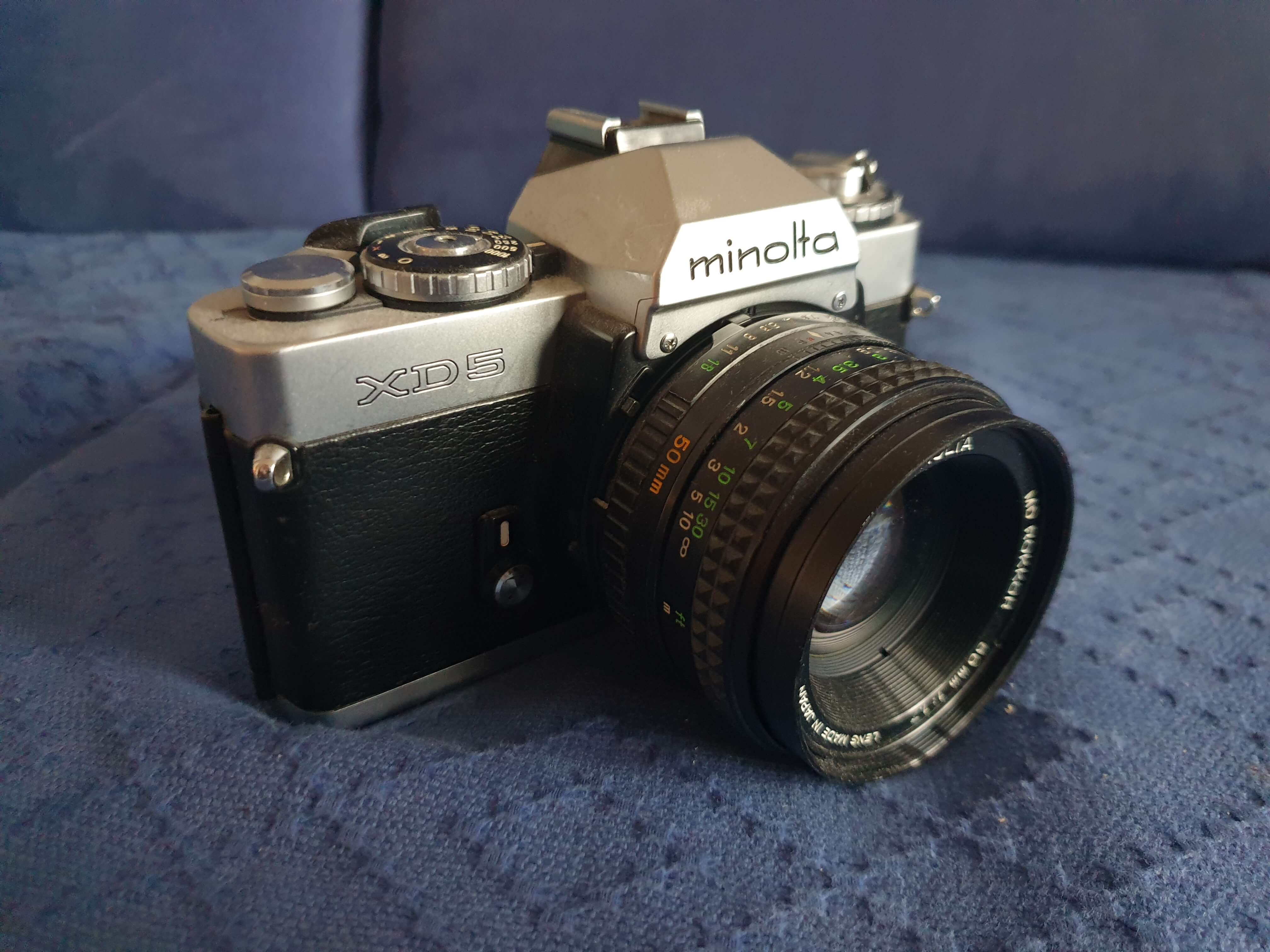 Minolta XD5 Spiegelreflexkamera analog