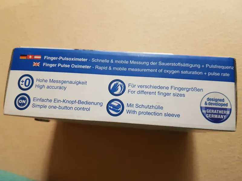 Finger Puls Oximeter Geratherm