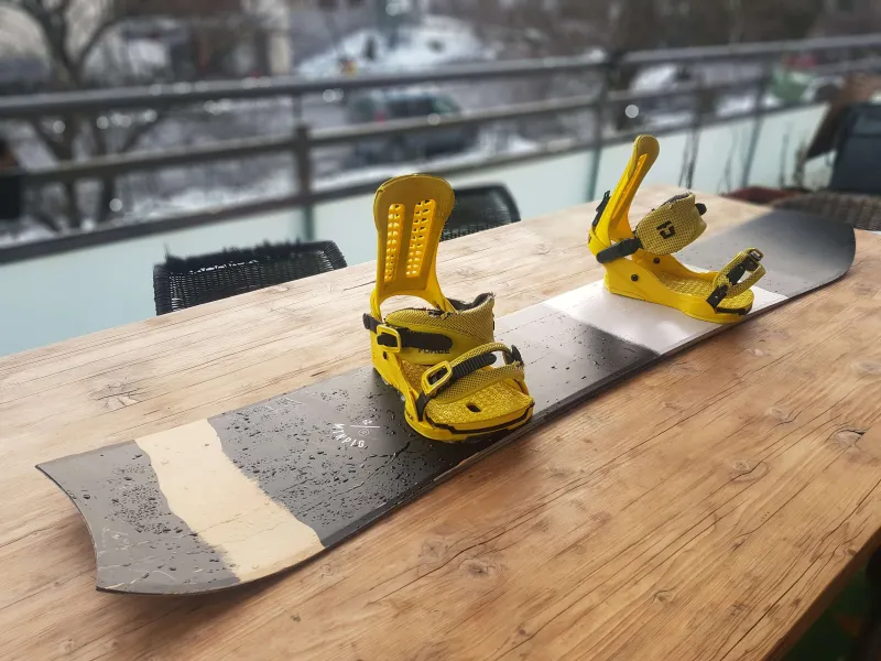 RIDE Mountainpig Snowboard 162 inkl. Bindung