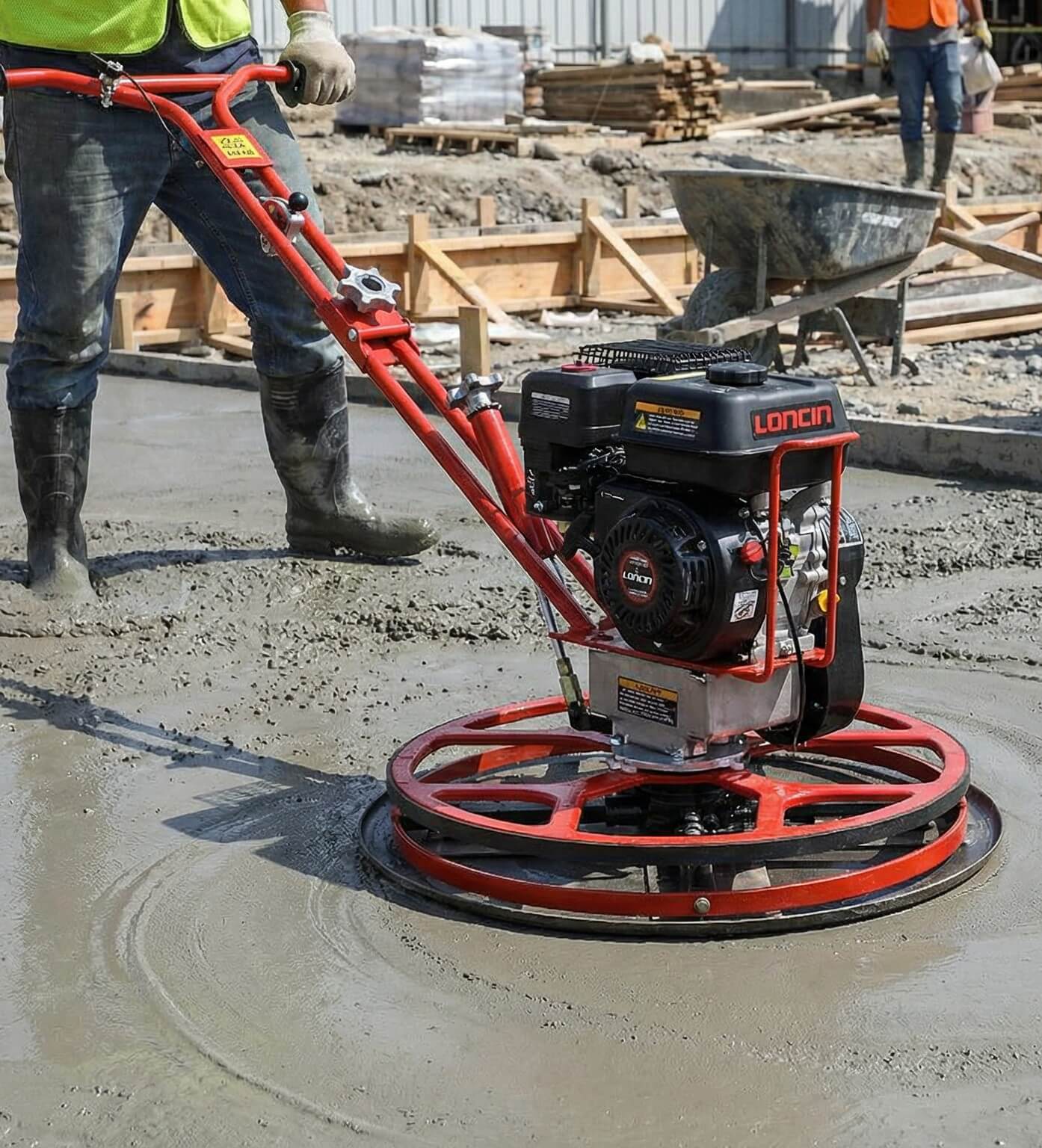 Randflügelglätter - Betonglätter 60 kg