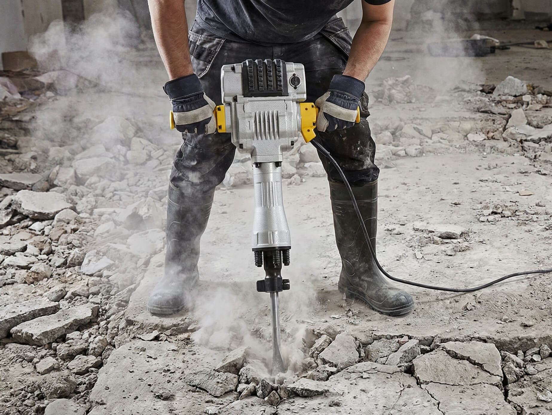 Schwerer Abbruchhammer 85 Joule - der kraftvolle Begleiter auf der Baustelle