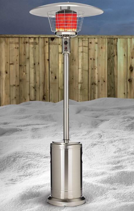 Heizpilz, Heizstrahler, Terassenheizer, Gartenheizer  Landmann