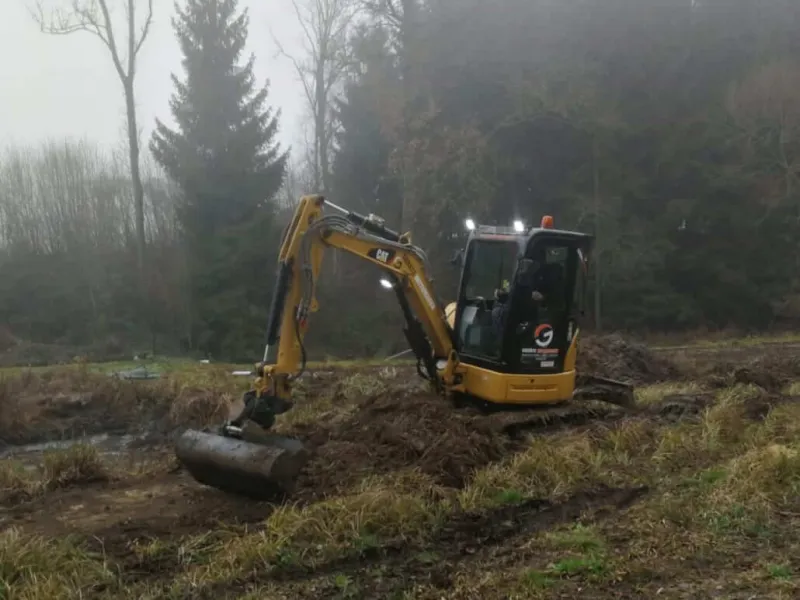 Caterpillar  mit SW 20 Aufnahme
