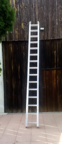 Schiebe Anlege  Leiter 2 - tlg max 7,75 m Länge