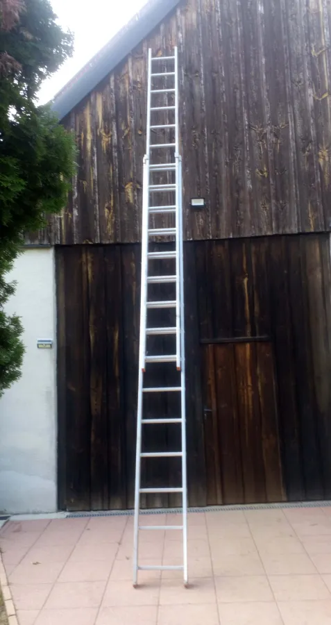 Schiebe Anlege  Leiter 2 - tlg max 7,75 m Länge