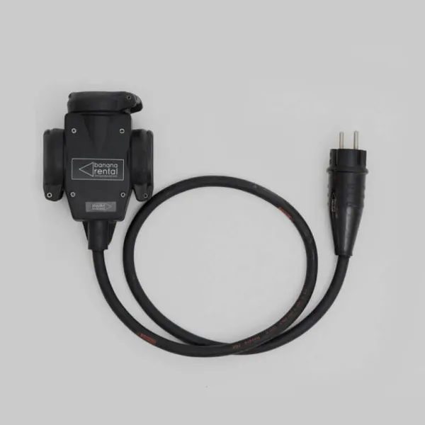 Kabel Schuko 3fach Verteiler (Herzerl)