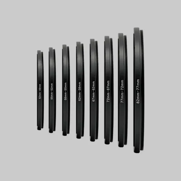 Filter Step Up Ring Set 49mm → 82mm