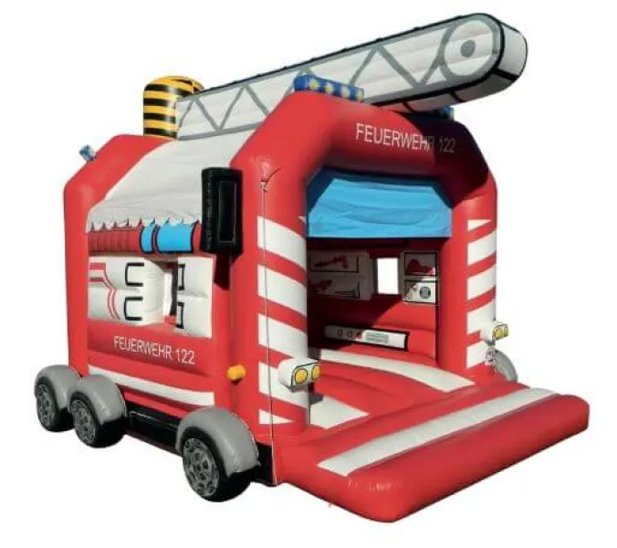 Hüpfburg Feuerwehr Klein