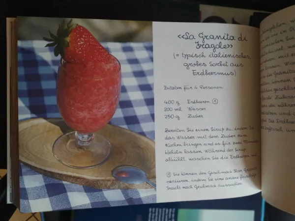 Handgeschriebenes Kochbuch