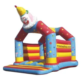 Hüpfburg Clown