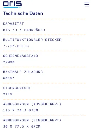 Fahrradträger für AHK für 3 Bikes. (20kg pro Bike!)