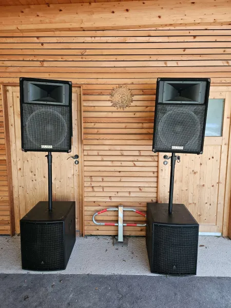 PA Anlage für Parties, Hochzeit, Feste etc.