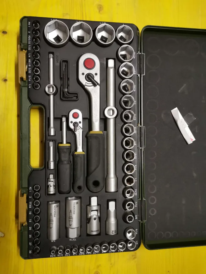 Ratschensatz für zöllige Schlüsselweiten