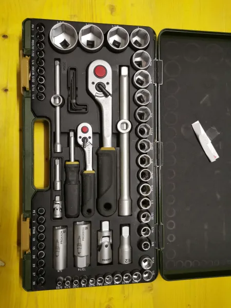 Ratschensatz für zöllige Schlüsselweiten