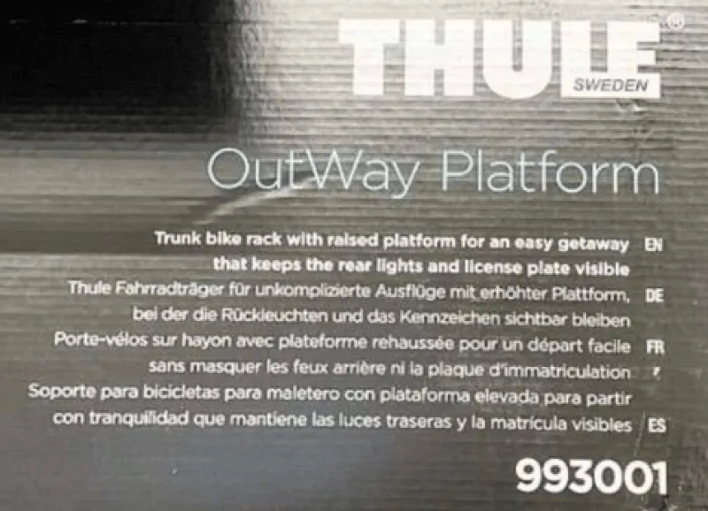 Thule Radträger ohne Anhängerkupplung