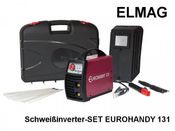 ELMAG Schweißinverter-SET EUROHANDY 131 - 230V inkl. Transportkoffer