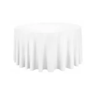 Белая скатерть (для стола Ø180 см) / Tischdecke weiß (für Tisch Ø180cm)