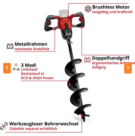 Einhell Power X-Change Akku-Erdbohrer