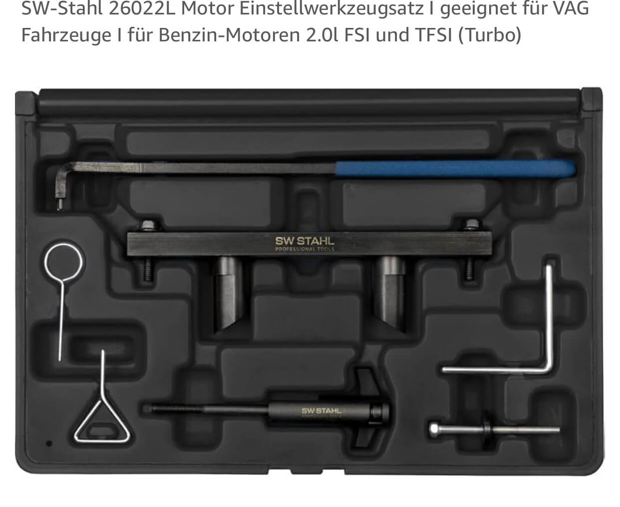 Motor Einstellwerkzeugsatz I geeignet für VAG Fahrzeuge I für Benzin-Motoren 2.0l FSI und TFSI (Turbo) - 010bb070-8832-4bc8-8e90-bf2f8277f637