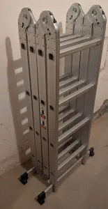 Alu-Falt-Leiter 4,6m, Stehleiter 2,2m