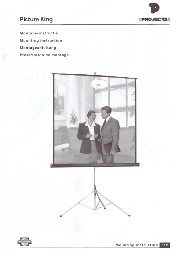 Projektions Leinwand