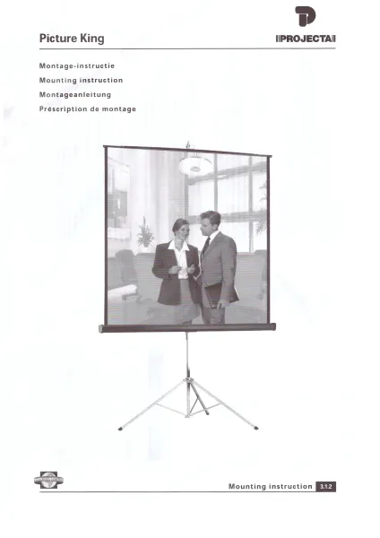 Projektions Leinwand