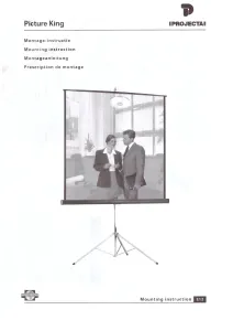 Projektions Leinwand