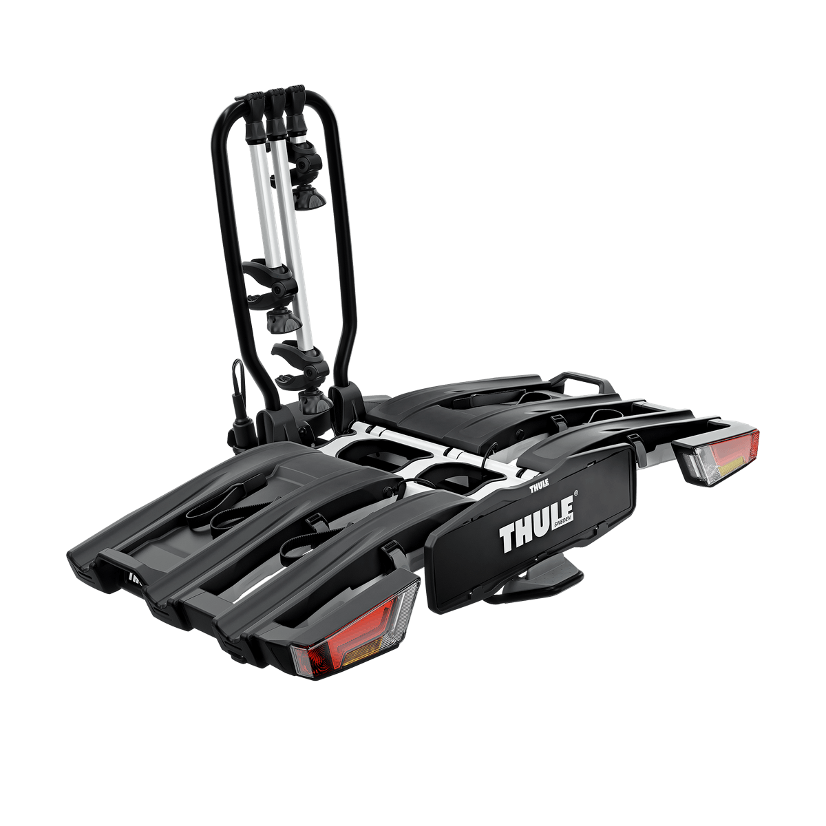 Thule EasyFold XT 3 – Premium-Fahrradträger für 3 Fahrräder / E-Bikes – inkl. Carbon-Zubehör