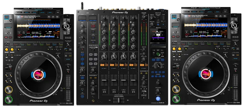 PIONEER DJ Set 2xCDJ3000/DJM-A9
