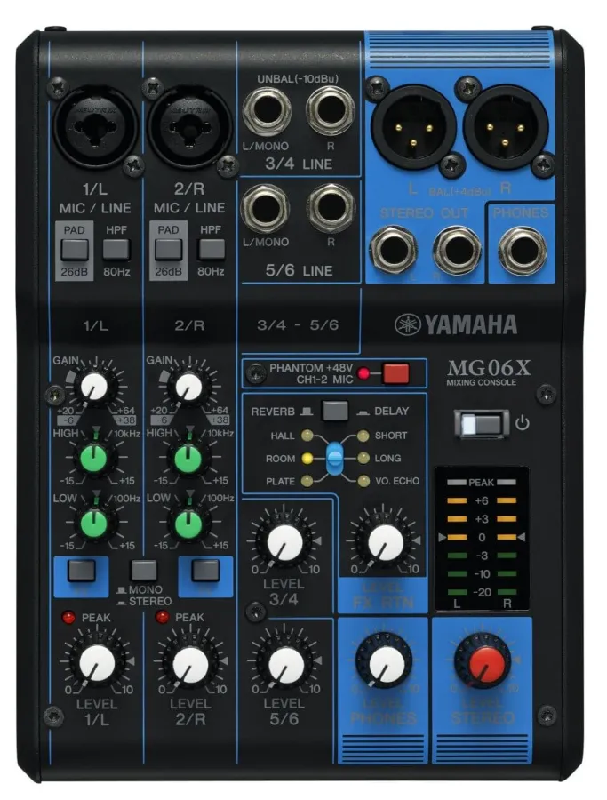 YAMAHA MG06X Mischpult