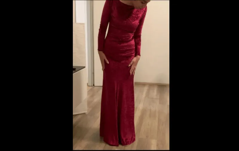 Samt Abendkleid (Ballkleid)