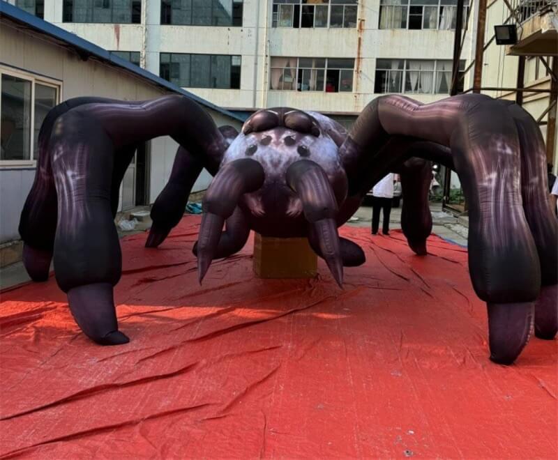 Gigantische aufblasbare XXL-Spinne – Vermietung für Events, Halloween & Deko