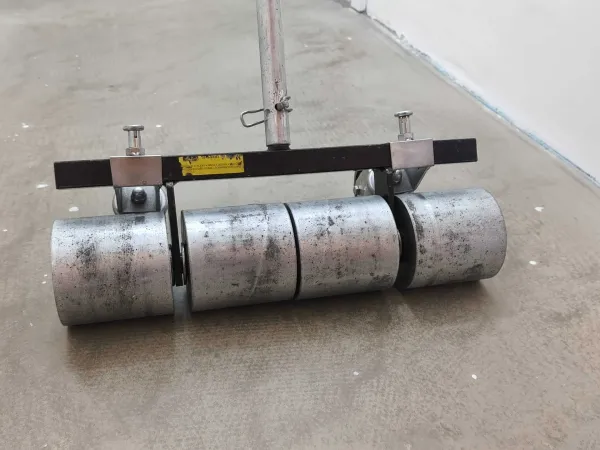 Linowalzen zum Anwalzen bei der Verklebung von Bodenbelägen - Linoleum-Andruckwalze 4-teilig 50 kg