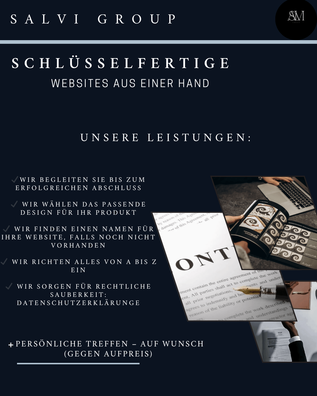 Schlüsselfertige Websites aus einer Hand.
