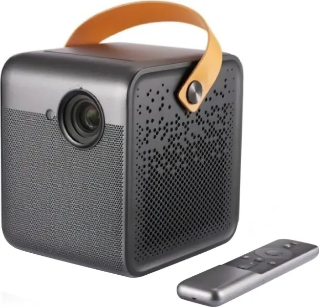 Video Beamer für Unterwegs: Projektor mit 2h Akku! Formovie Mini Projector Dice M055FGN