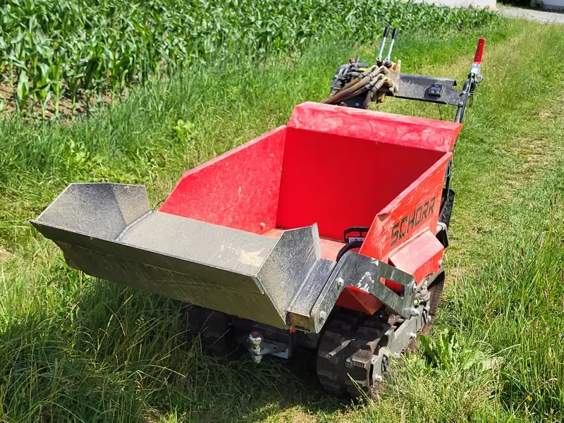 Mini Dumper mit Selbstladeschaufel