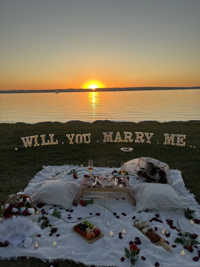 Will you marry me - LED Buchstaben (warmes Licht)