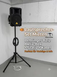 PA-Lautsprecher inkl. Stativ