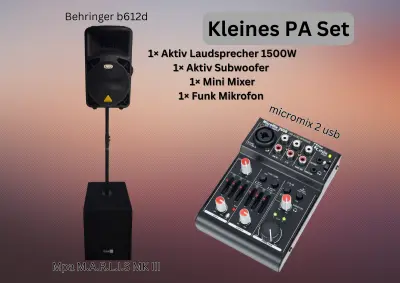 Kleines PA Set