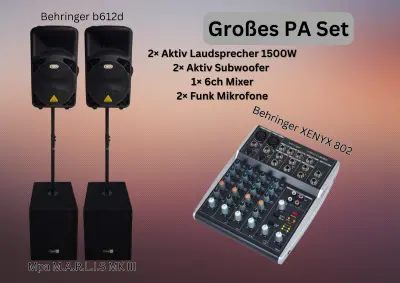Großes PA Set