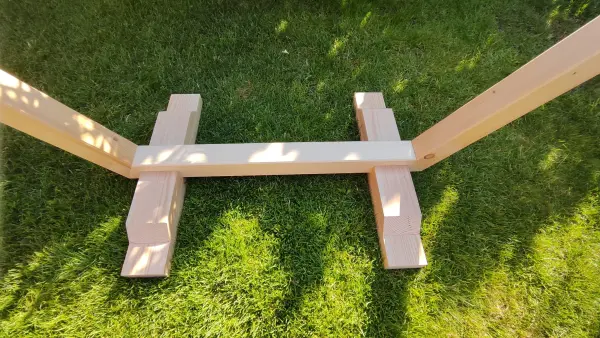 Sechseckiger Traubogen - in 2 Teile leicht zerlegbar