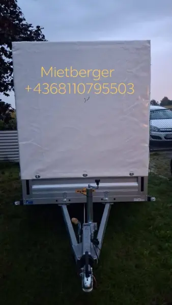 Anhänger Humbaur mit Planenaufbau 1.5t 