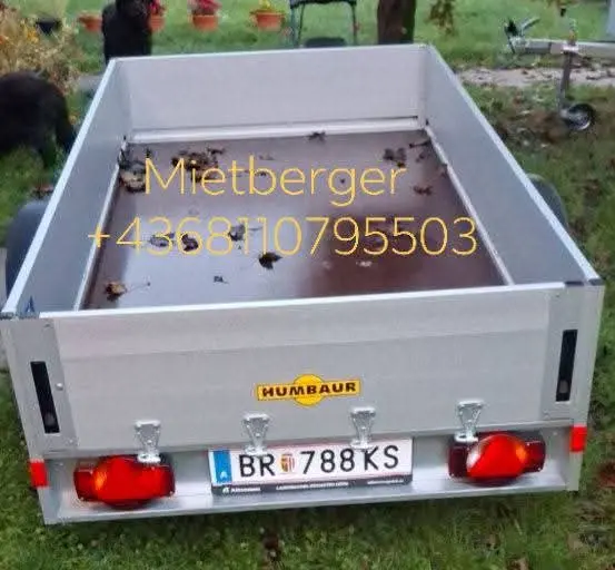 Anhänger Humbaur mit Kippfunktion 1.3t