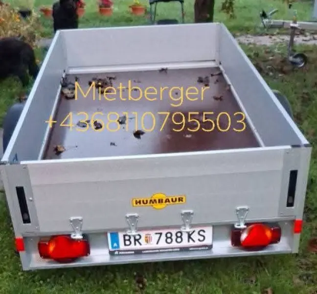 Anhänger Humbaur mit Kippfunktion 1.3t